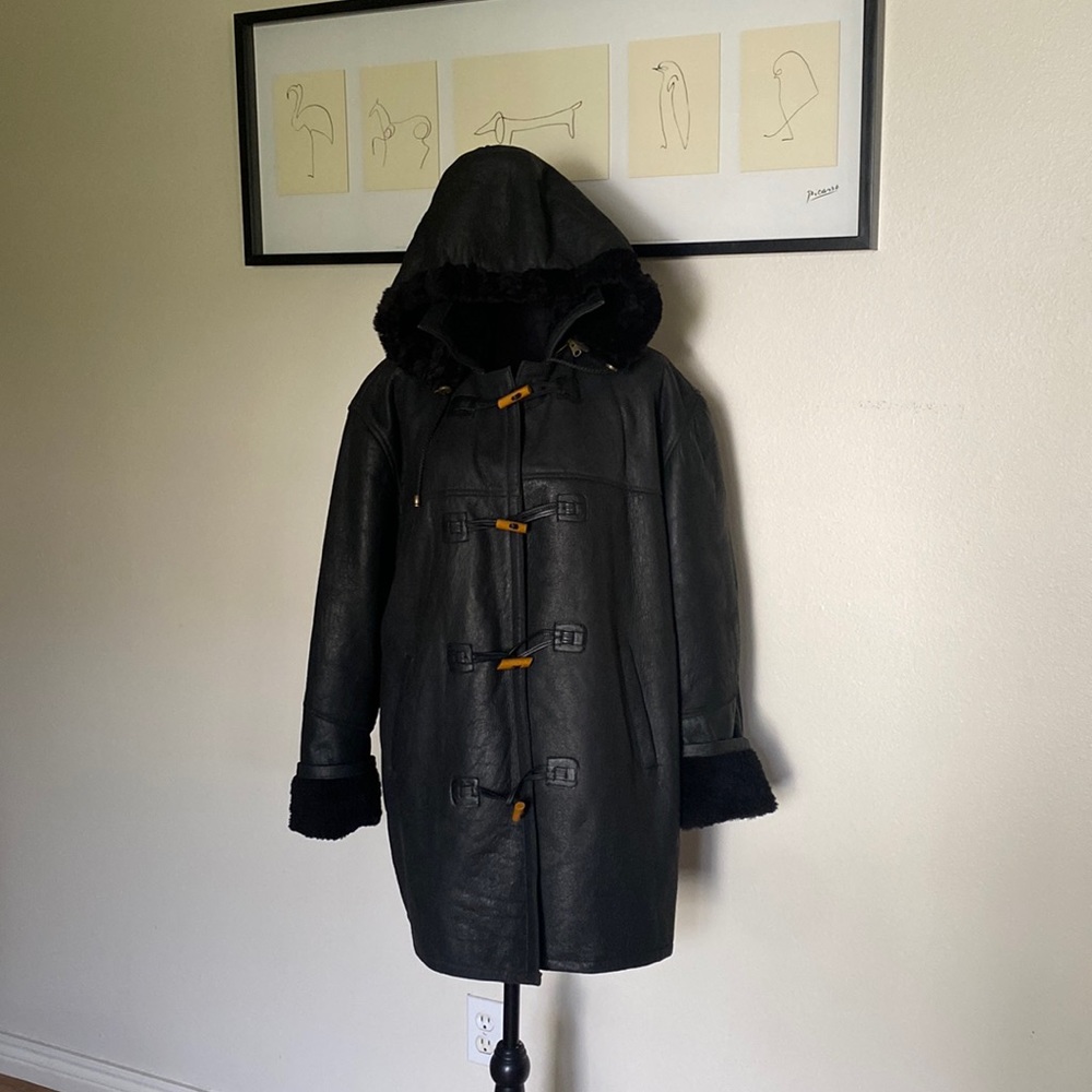 Sylvia Y Mario Leather coat